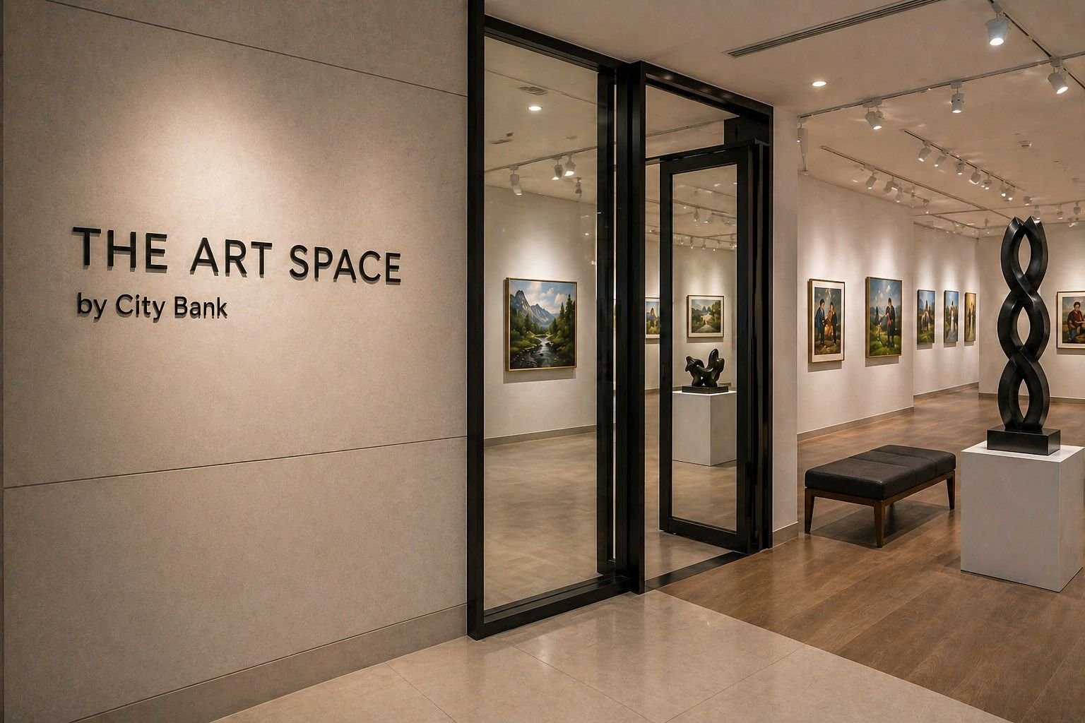 The Art Space by City Bank entrance